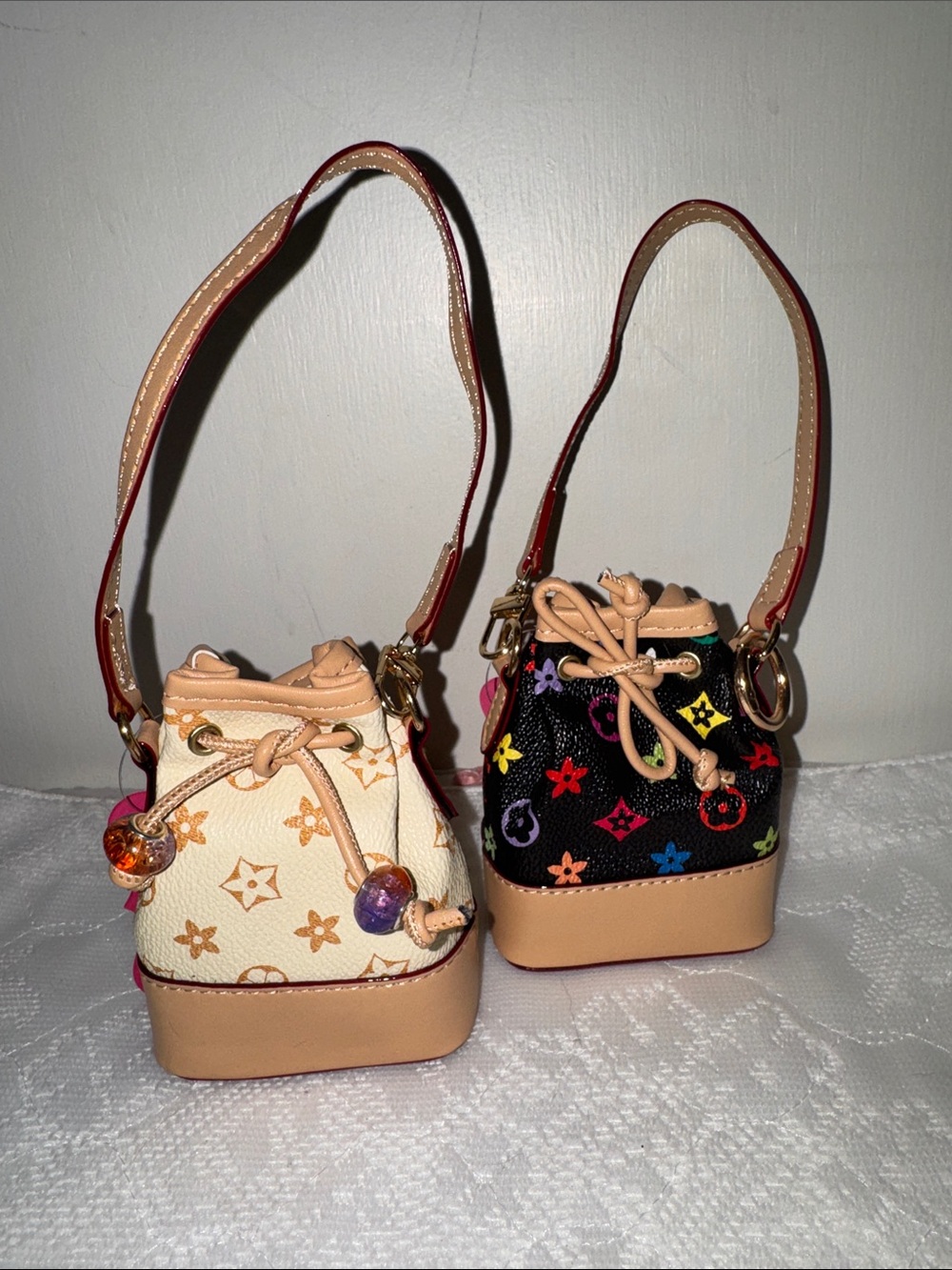 Monogram Mini Bag Charm